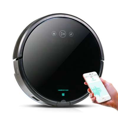 2020 Newest Smart WiFi APP Control Wet Dry Auto Recharge MultiFunction Sweeping Robot Vacuum Cleaner for Floor with Water Tank